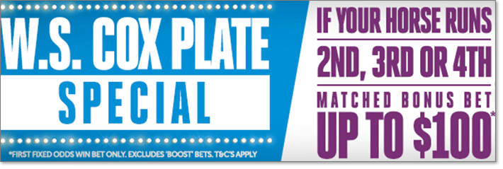 Cox Plate specials! CrownBet Cox Plate special