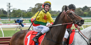 Lucky Hussler wins at Flemington