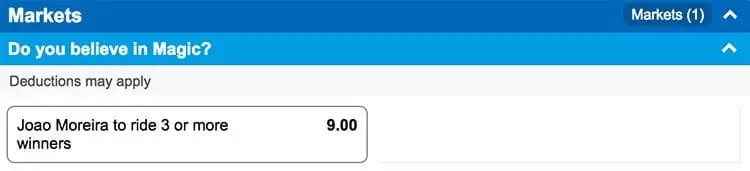 Sportsbet Magic Man special Sportsbet Magic Man special