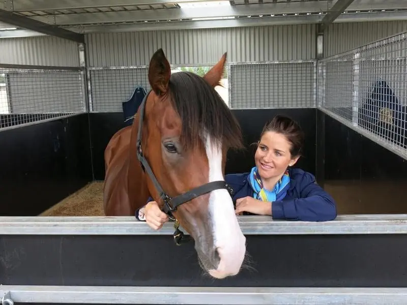 Melbourne Cup-winning jockey Michelle Payne is appearing before stewards. stewards