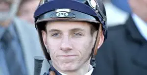 Apprentice jockey Beau Mertens Beau Mertens after Trevor Clarke Handicap