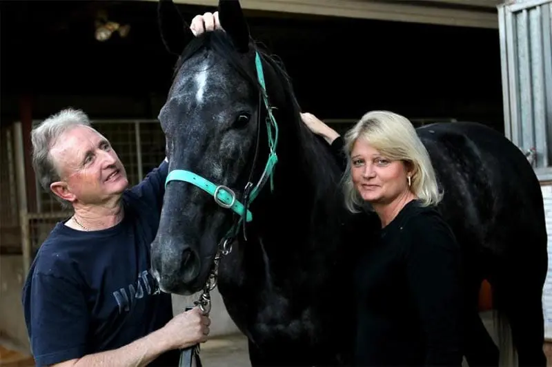 Gary and Kelly Doughty with Black Cash