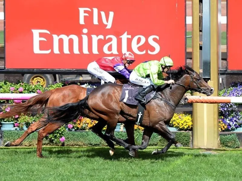 Caulfield Guineas favourite Royal Symphony will wear winkers in the Group One race. royal symphony