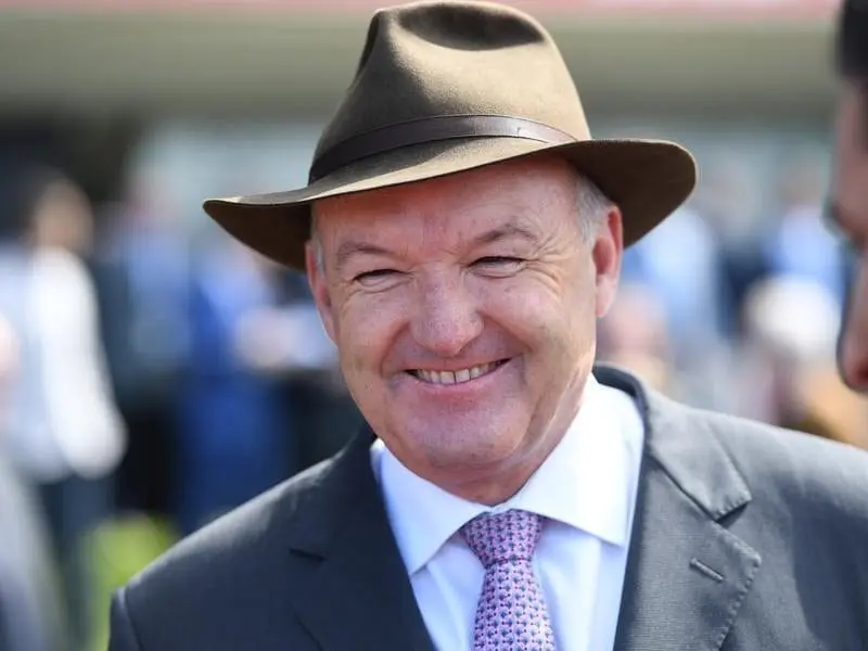 Trainer David Hayes will saddle three runners in the $10 million The Everest at Randwick. david hayes