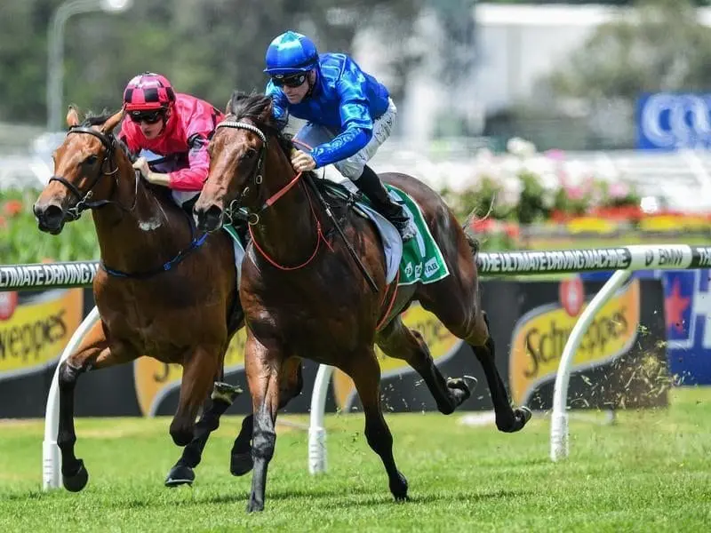 Secret Lady (left) will continue her quest to earn enough money to qualify for the Magic Millions. lady