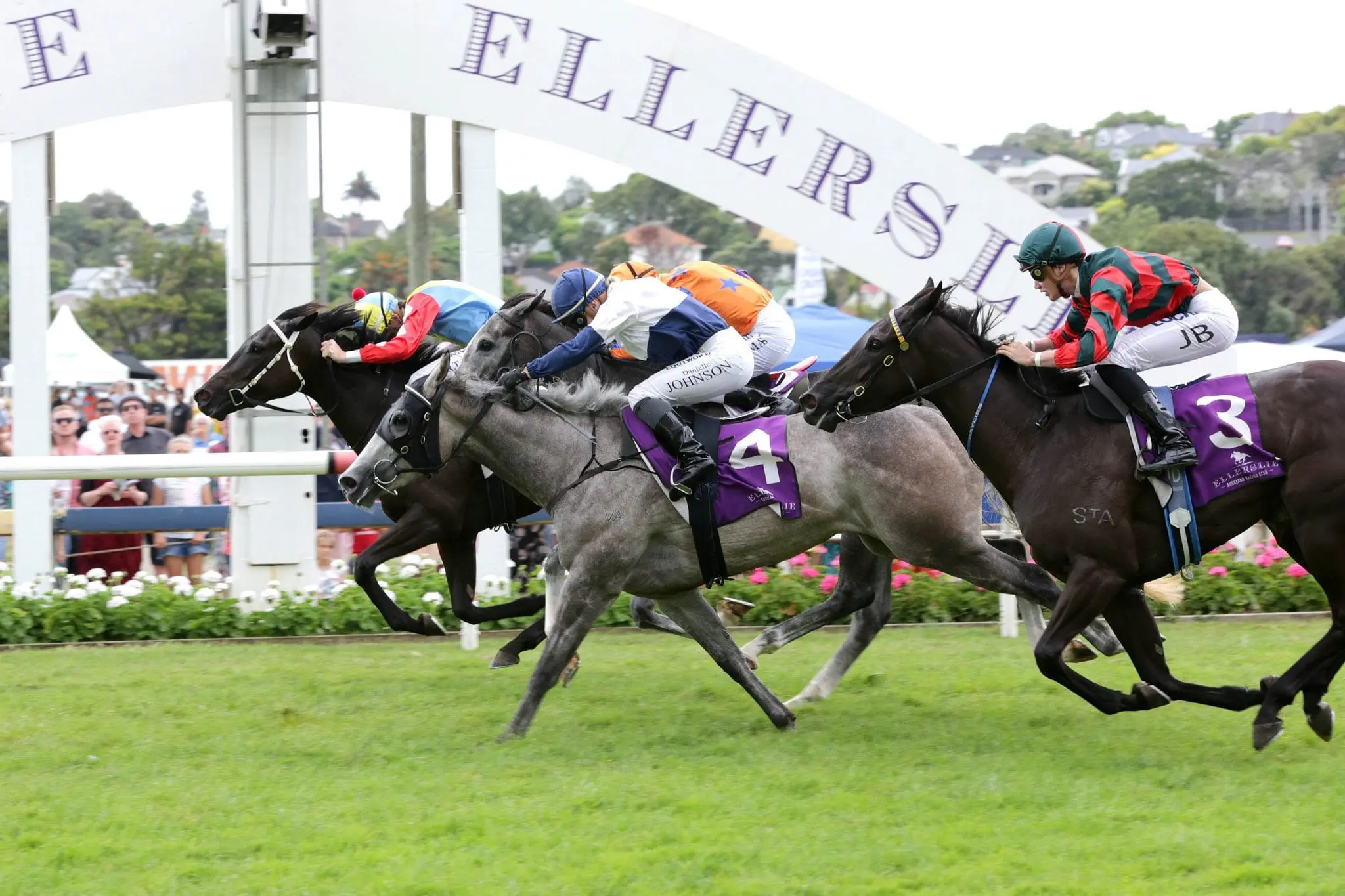 Contessa Vanessa winning the G3 Eight Carat Classic