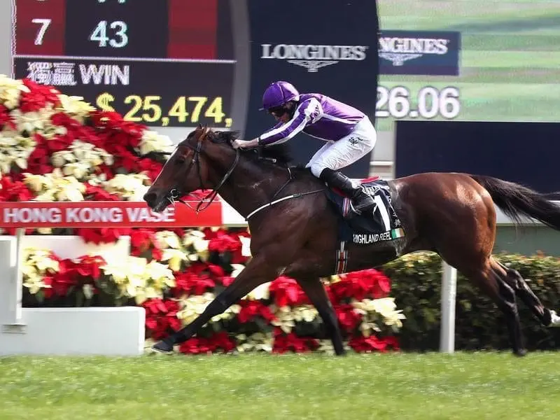 Highland Reel wins the Hong Kong International Vase