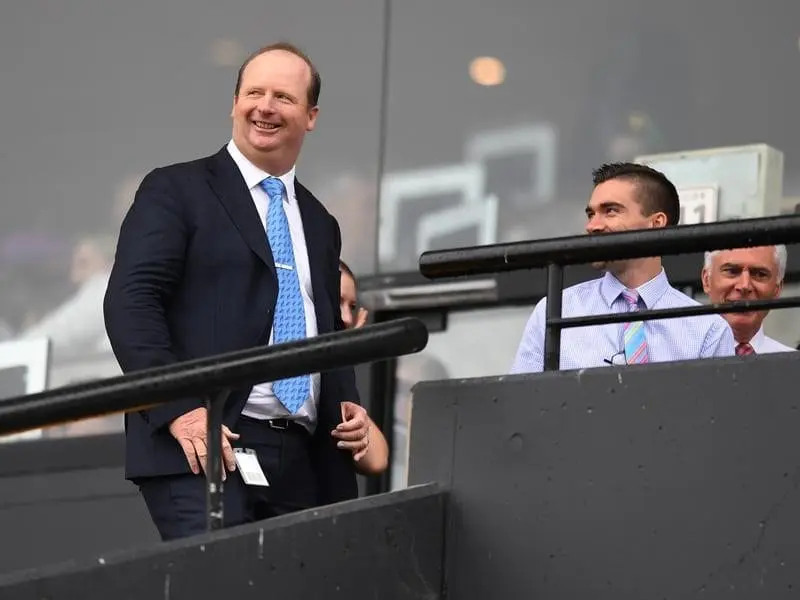 Trainer Gary Portelli is hoping for an end to Sydney's wet weather for Single Bullet at Rosehill. portelli