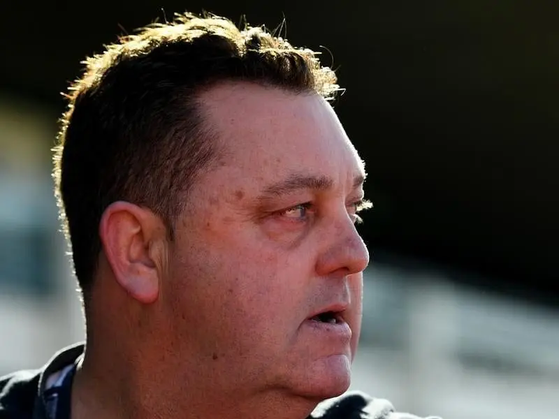 Trainer Tom Hughes has led in his first winner for the season with McGarrett scoring at Sandown. tom