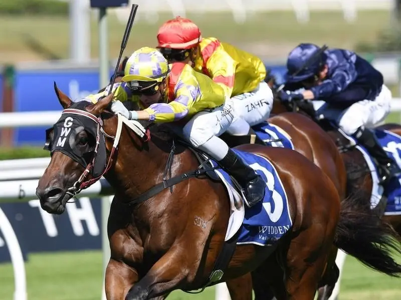 Paquirri wins the Kindergarten Stakes at Randwick