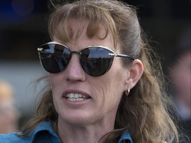 Trainer Deanne Taylor has claimed her first city win with Silence The Stars at Sandown. deanne taylor