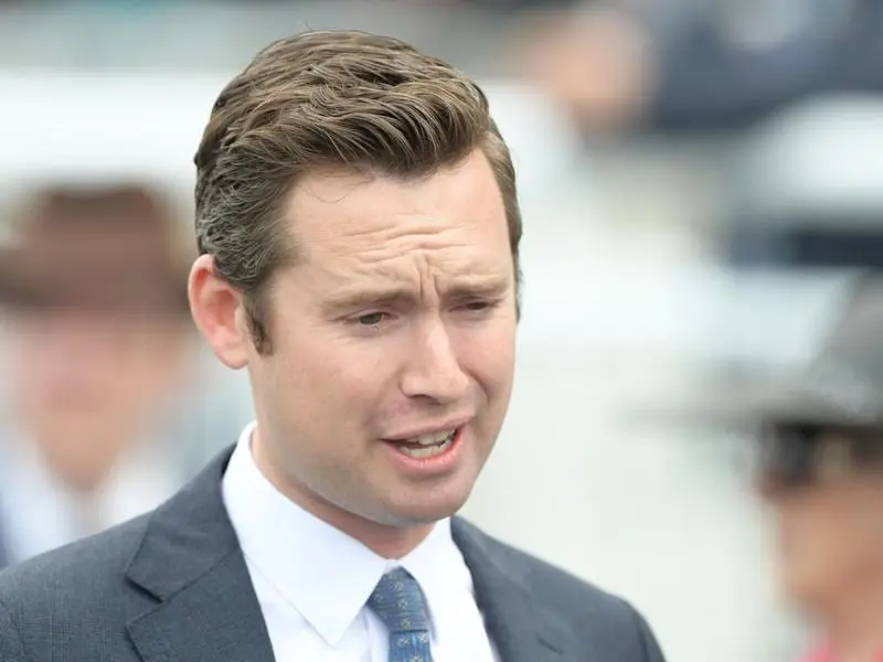 Co-trainer Adrian Bott is keen to see unbeaten Alassio up in distance at Randwick. bott