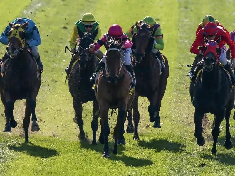 Ben Thompson rides Spirit of Aquada to win race 2 at Moonee Valley