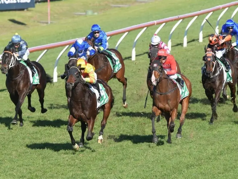 Jockey James McDonald rides Star Of Monsoon