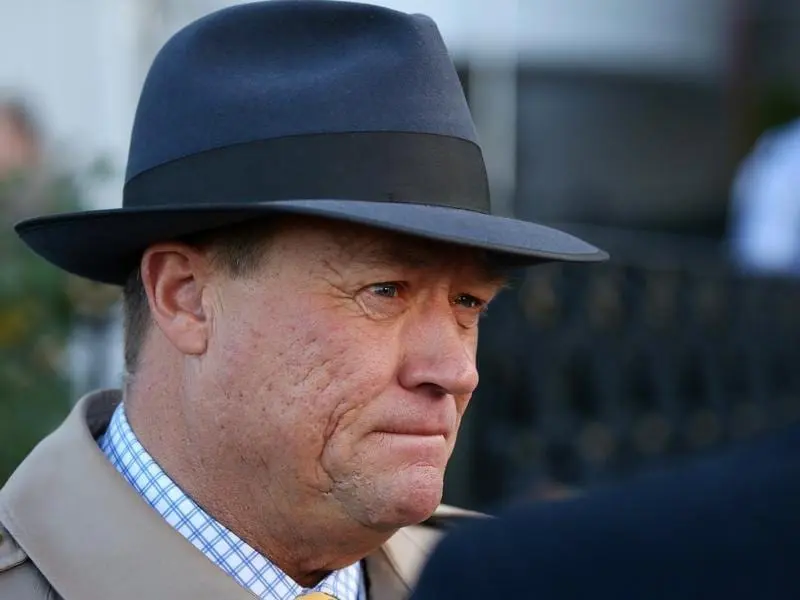 Trainer Tony McEvoy has Derby aspirations for Resurge who has broken his maiden at Sale. resurge