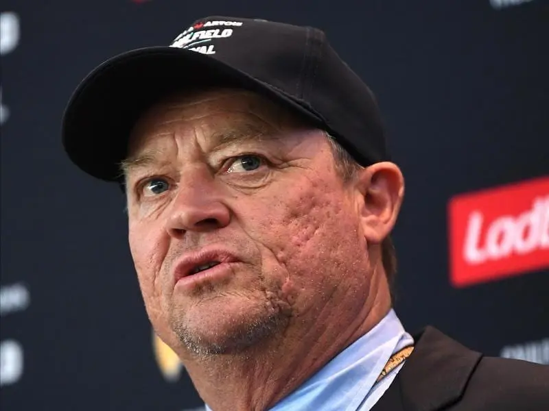 Trainer Tony McEvoy is hoping Dollar For Dollar can draw an inside gate in the Toorak Handicap. tony mcevoy