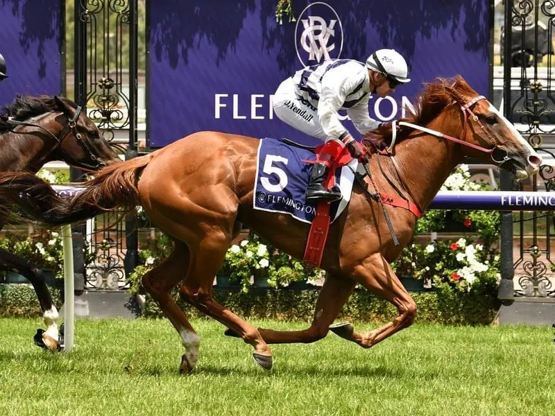 The Darren Weir-trained Silentz has overhauled So Si Bon to record another city win at Flemington. silentz flemington