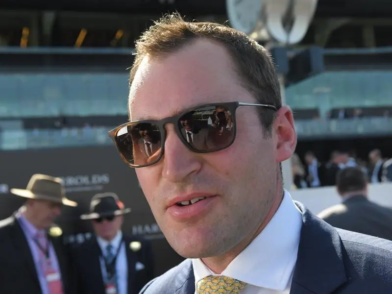 Trainer Archie Alexander is looking to Saccharo to improve when he runs at Caulfield. archie alexander