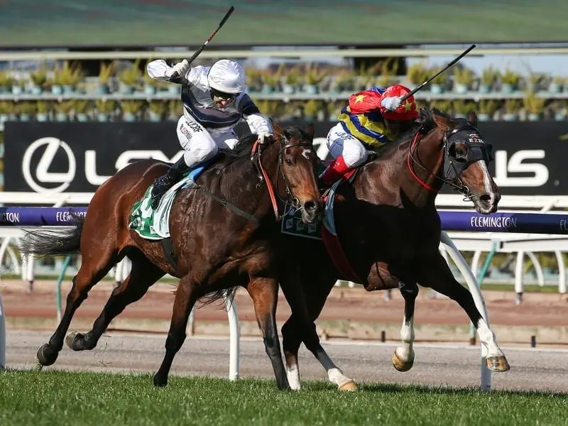 Spunlago wins at Flemington.