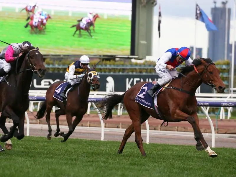 The VRC's Leigh Jordon has hailed the new-look Andrew Ramsden won by Steel Prince (r) a success. andrew ramsden