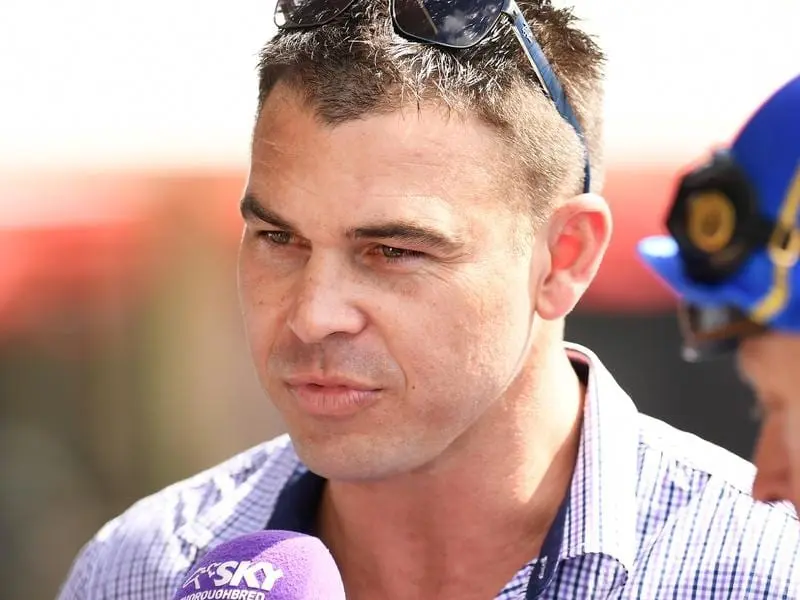 Trainer Jason Edwards is looking forward to Sir Barnabus running over 2400m at the Gold Coast. sir barnabus