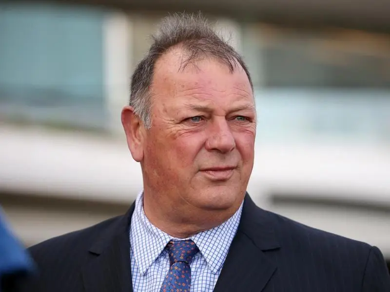 Trainer Mike Moroney is keen to see how a couple of the stable's imports perform at Sandown. mike moroney