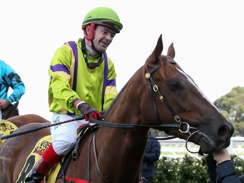 Parmie after her Caulfield win.