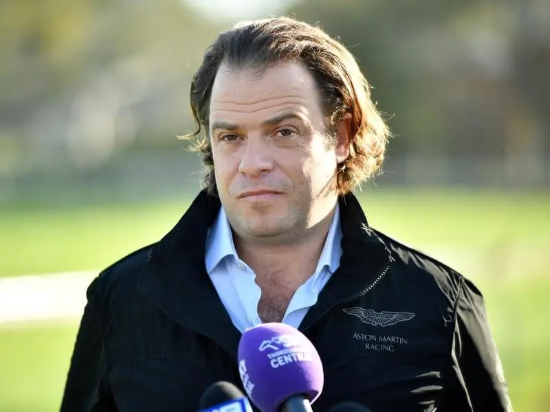 Coolmore Australia boss Tom Magnier will watch Everest hope Ten Sovereigns in the Nunthorpe. coolmore's tom magnier
