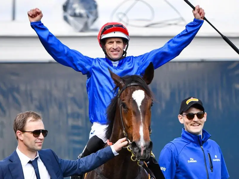 Flit has snatched a last-stride win in the Group One Thousand Guineas for Godolphin at Caulfield. Flit after winning the Group One Thousand Guineas.