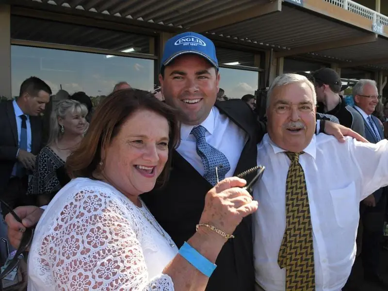 richard litt (centre) and wendy and Ottavio Galletta