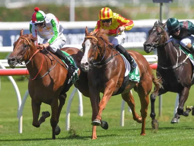 Joshua Parr rides Quackerjack to victory in race 4 at Randwick