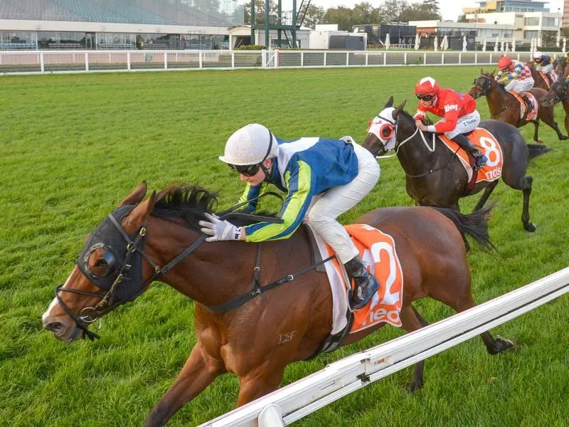 Bam's On Fire has posted her most important win, claiming Group Three success at Caulfield. Bam's On Fire wins at Caulfield.