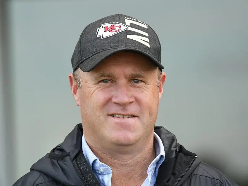 Trainer Danny O'Brien has been forced to scratch boom colt Russian Camelot from Flemington. danny o'brien