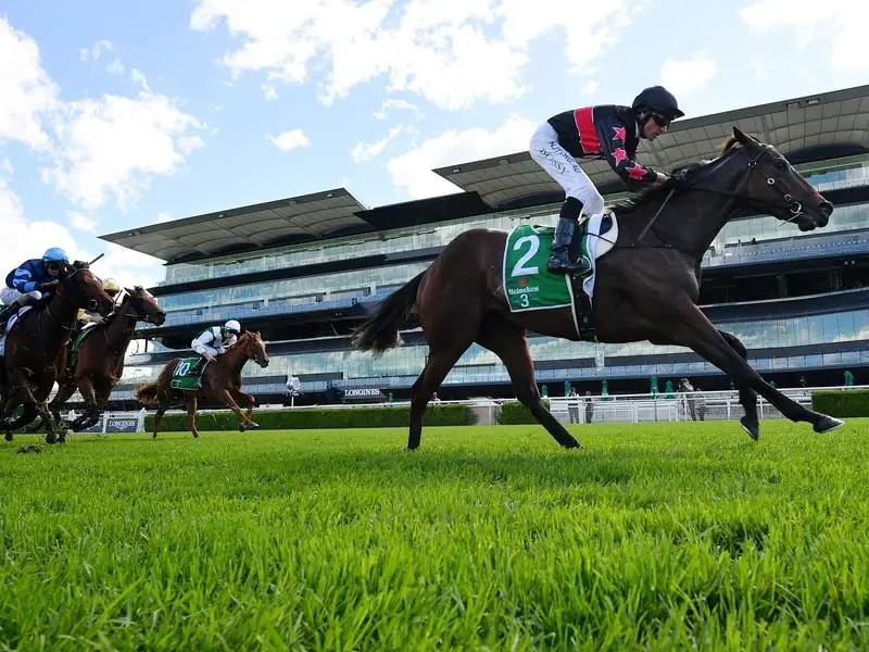 Away Game wins the Percy Sykes Stakes at Randwick.