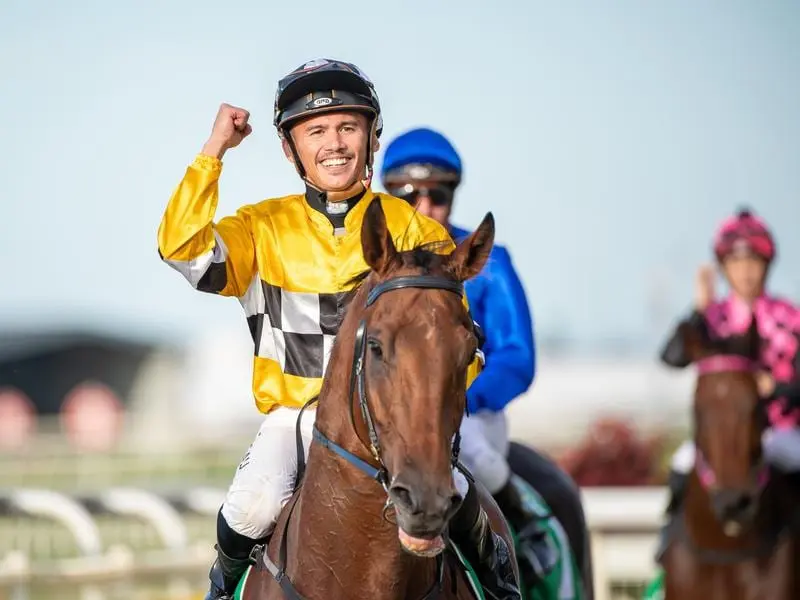 ockey Matthew McGillivray after winning on Tambo's Mate.