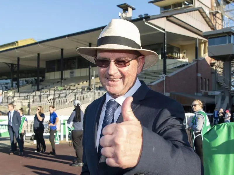 Stradbroke Handicap-winning trainer Toby Edmonds.