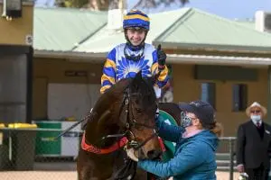 Dean Yendall on Adelaide Ace Yendall and Adelaide Ace win Swan Hill Cup 2021