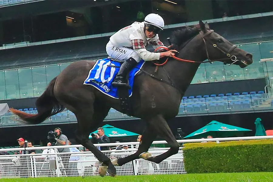 Brock Ryan riding Jamaea