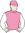 Pink white silks