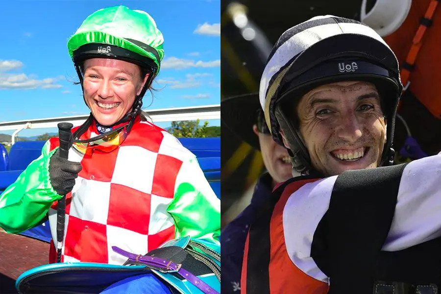 Star NT jockeys Sonja Wiseman and Jarrod Todd