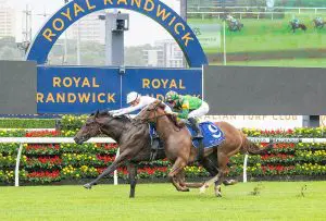 Libertad Libertad gets off the canvas in a strong Kindergarten Stakes win
