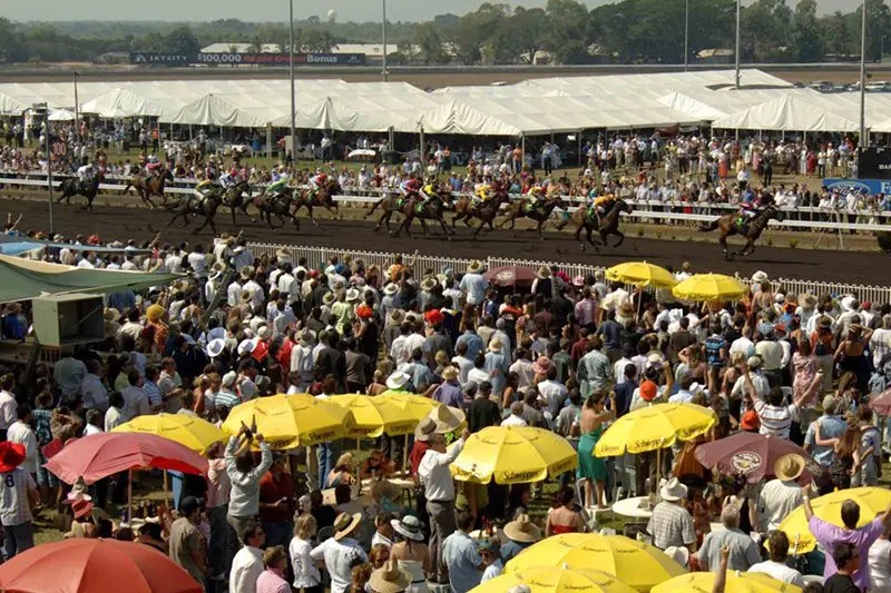 Fannie Bay comes alive during the Darwin Cup Carnival