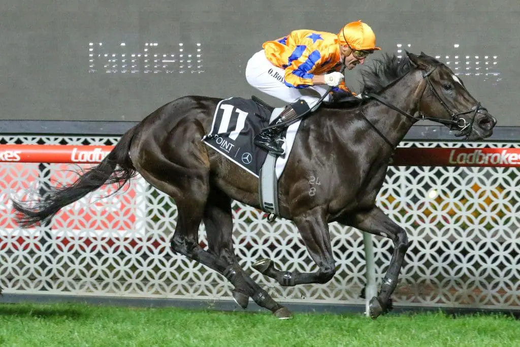 Imperatriz winning the Gr.1 William Reid Stakes (1200m) at The Valley in March. Photo: Bruno Cannatelli