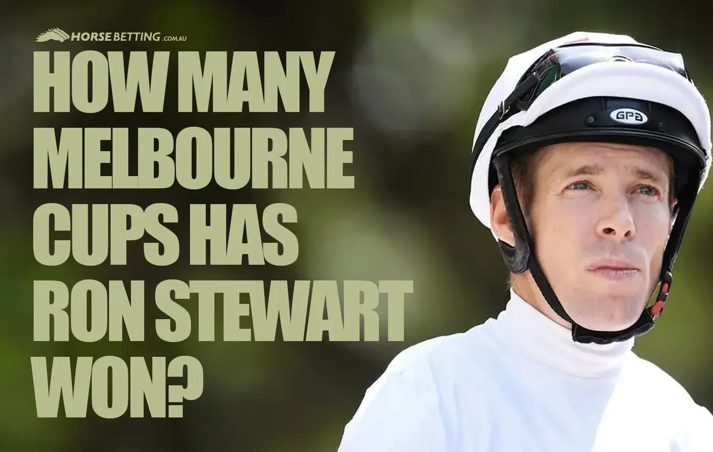 Australian jockey Ron Stewart