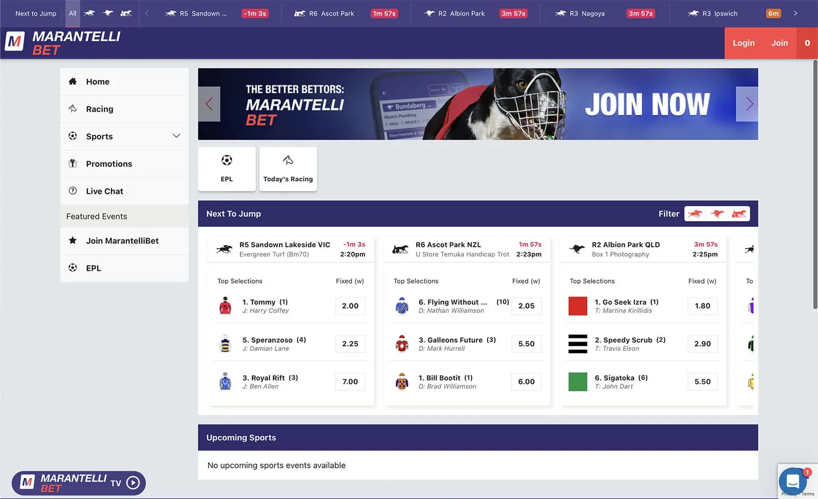 Marantelli Bet horse racing review