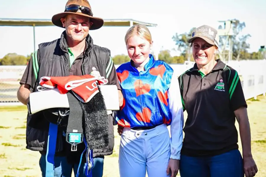 Terry Gillet and Dakota Gillet secure a double