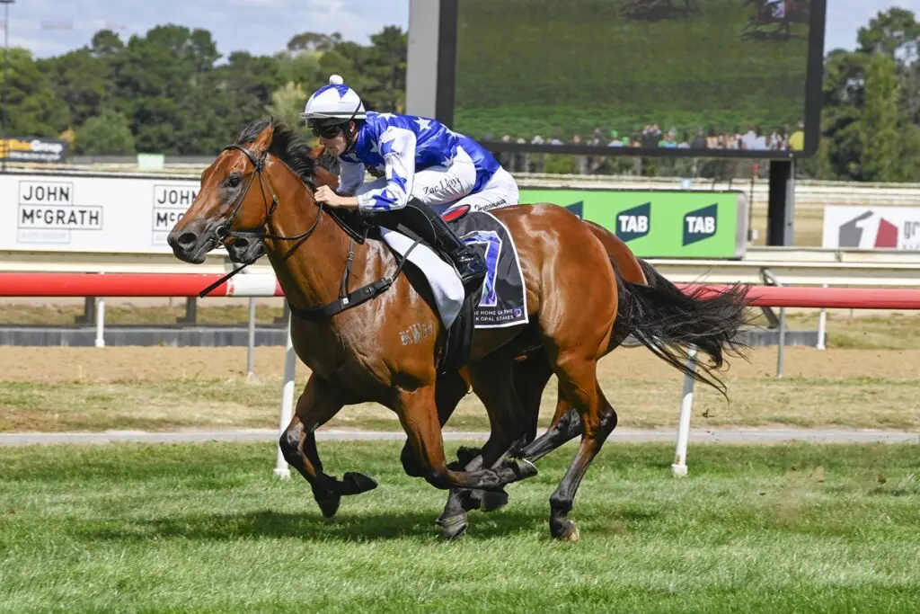 King Of Pop wins the Black Opal Stakes