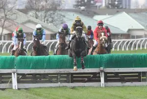 Jesko in contention for the Great NZ Steeplechase on Sunday.