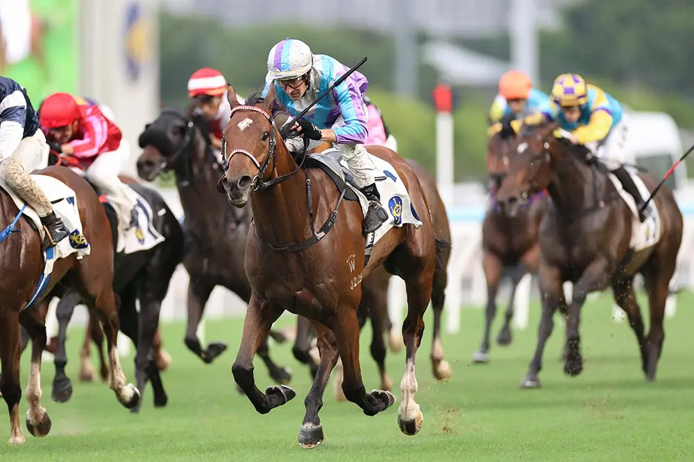 Hugh Bowman secured a double at Sha Tin on Sunday.