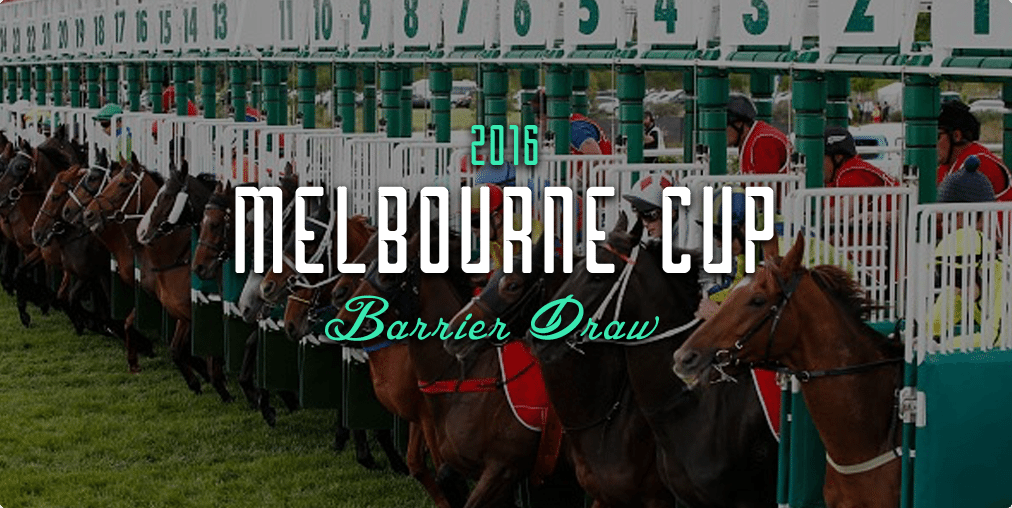 2016 Melbourne Cup barrier draw and odds Horse Betting